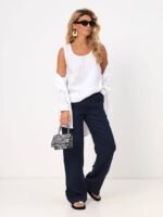 Lininė palaidinė be rankovių