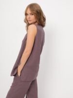 Lininė palaidinė be rankovių - Image 3