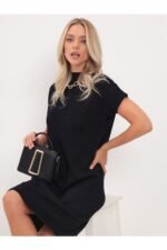 0068 trumpos nuleistos rankovės su paaukštintu kaklu - Image 3