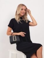 0068 trumpos nuleistos rankovės su paaukštintu kaklu - Image 5