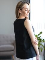 Lininė palaidinė be rankovių