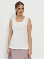 Lininė palaidinė be rankovių Ava