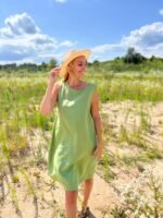 Lininė suknelė Bella