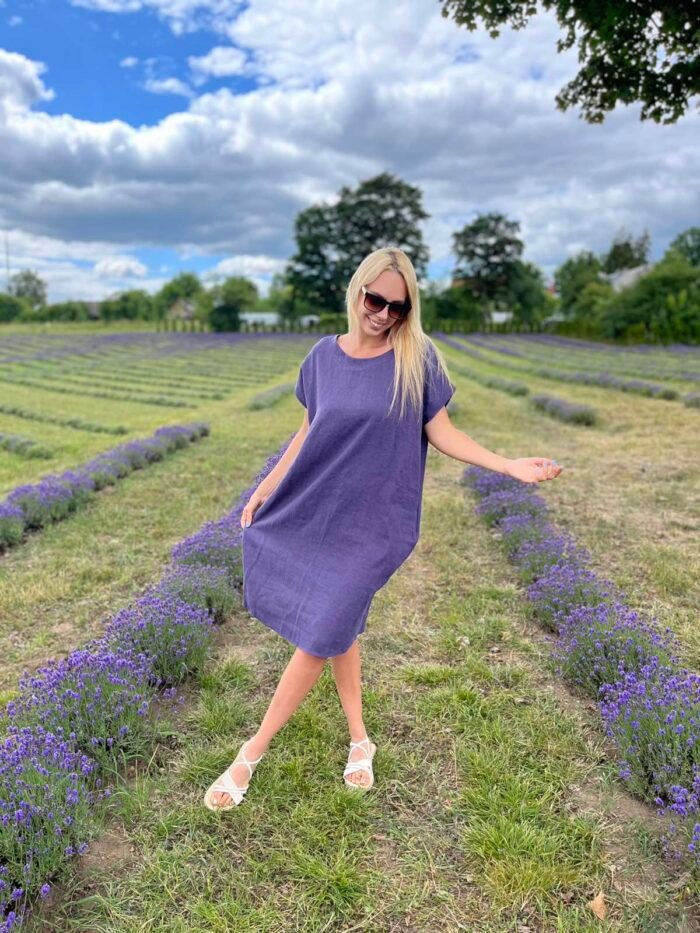Lininė suknelė Bella