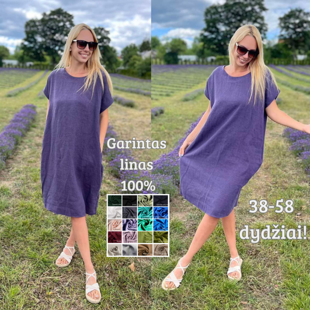 Linine-suknele-garintas-linas-Bella