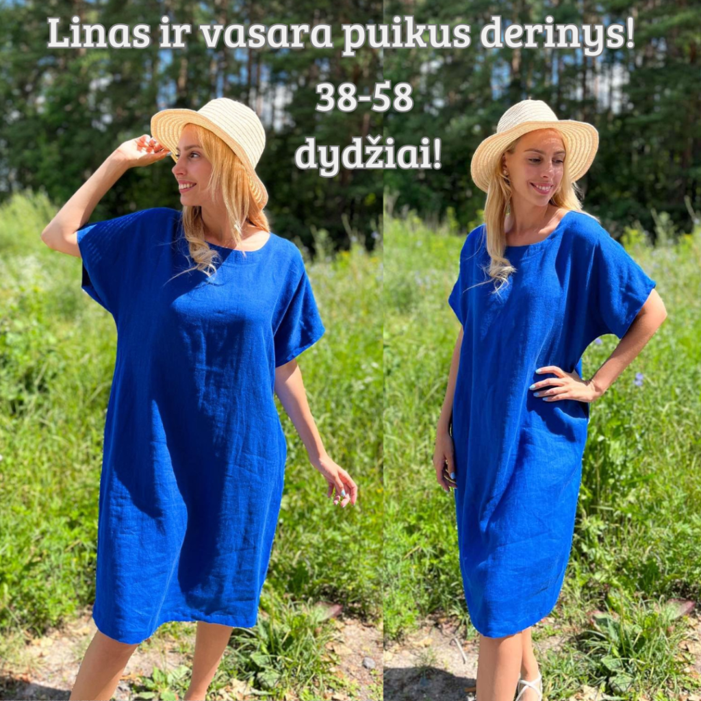 Linine suknele garinto lino