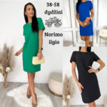 suknele moterims trumpomis rankovemis vasariska