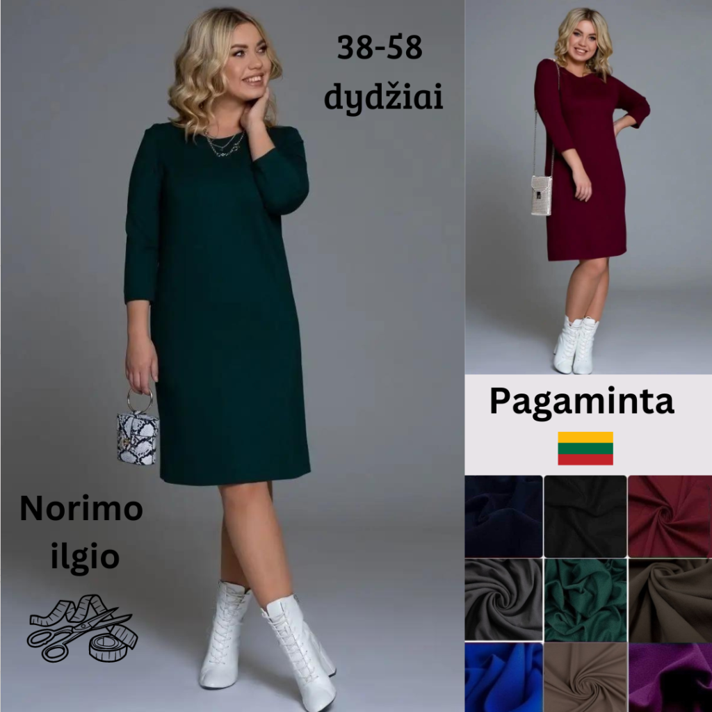 moteriska suknele ivairiu spalvu