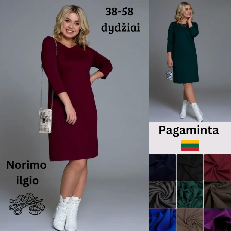 moteriska suknele ivairiu spalvu