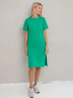 Suknelė "Vasara" trumpomis rankovėmis su skeltukais - Image 5