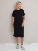 Suknelė "Vasara" trumpomis rankovėmis su skeltukais - Image 3