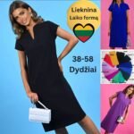 ALI PT linas su poliesteriu nuleistos trumpos rankovės - Image 2